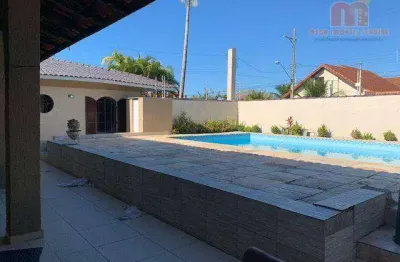 Casa com 5 dormitórios à venda, 220 m² por r$ 850.000,00 - parque turístico - peruíbe/sp