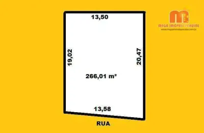 Terreno à venda, 266 m² por r$ 250.000,00 - jardim mar e sol - peruíbe/sp