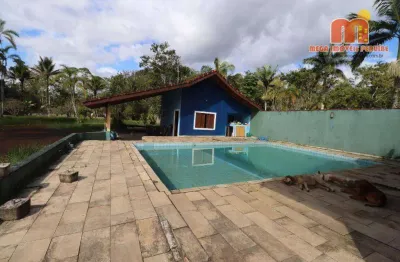 Chácara com 3 dormitório à venda, 5000 m² por r$ 350.000 - chácaras iporanga - peruíbe/sp