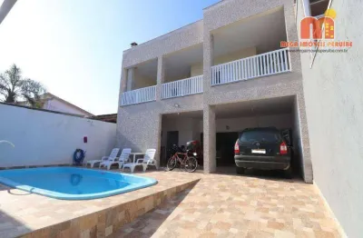 Casa com 6 dormitórios à venda, 240 m² por r$ 1.100.000,00 - parque balneário oásis - peruíbe/sp