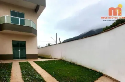 Casa com 2 dormitórios à venda, 100 m² por r$ 240.000,00 - jardim veneza - peruíbe/sp