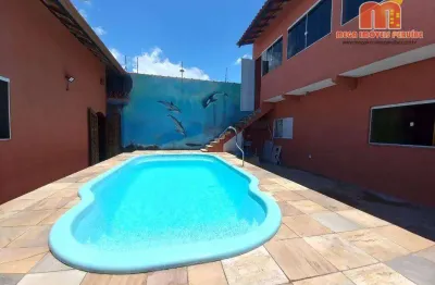 Casa com 6 dormitórios à venda, 323 m² por r$ 550.000,00 - estância balneária maria helena novaes - peruíbe/sp