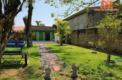 Chácara com 4 dormitórios à venda, 1000 m² por r$ 430.000,00 - estância leão novaes - peruíbe/sp