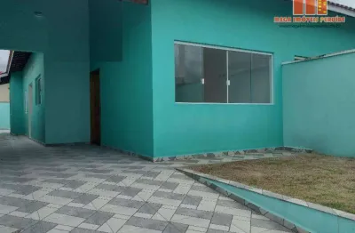 Casa com 2 dormitórios à venda, 82 m² por r$ 350.000,00 - balneário são joão batista ii - peruíbe/sp