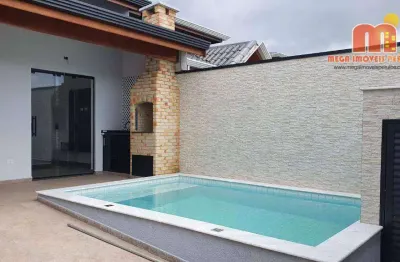 Casa com 2 dormitórios à venda, 85 m² por r$ 420.000,00 - flora rica ii - peruíbe/sp