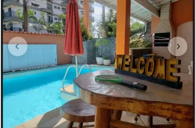 Casa com 6 dormitórios, 314 m² - venda por r$ 750.000,00 ou aluguel por r$ 5.225,00/mês - convento velho - peruíbe/sp