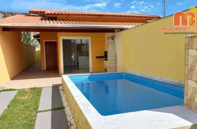 Casa com 2 dormitórios à venda, 75 m² por R$ 330.000,00 - Jardim Guacyra - Itanhaém/SP