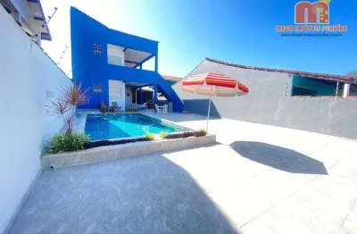 Casa com 4 dormitórios à venda, 200 m² por r$ 460.000,00 - balneário aclimação - itanhaém/sp