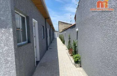 Casa com 2 dormitórios à venda, 44 m² por r$ 235.000,00 - cibratel ii - itanhaém/sp