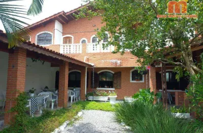 Casa com 6 dormitórios à venda, 425 m² por r$ 790.000,00 - parque balneário oásis - peruíbe/sp