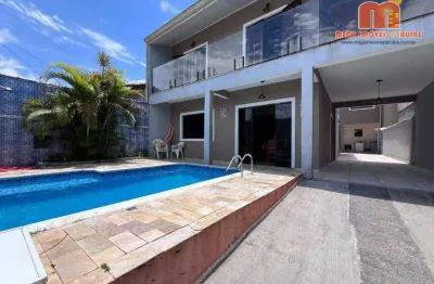 Casa com 4 dormitórios à venda, 235 m² por r$ 690.000,00 - parque balneário oásis - peruíbe/sp