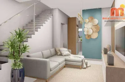 Casa com 2 dormitórios à venda, 74 m² por r$ 250.000,00 - agenor de campos - mongaguá/sp