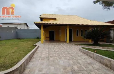 Casa com 3 dormitórios, 199 m² - venda por r$ 550.000,00 ou aluguel por r$ 3.500,00/mês - estância balneária belmira novaes - peruíbe/sp