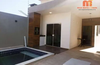 Casa com 2 dormitórios à venda, 80 m² por r$ 450.000,00 - flora rica ii - peruíbe/sp
