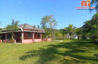 Chácara com 2 dormitórios à venda, 3000 m² por r$ 300.000,00 - chácaras iporanga - peruíbe/sp
