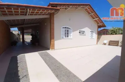 Casa com 3 dormitórios à venda, 190 m² por r$ 630.000,00 - balneário três marias - peruíbe/sp