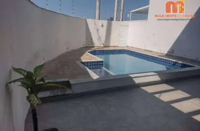 Casa com 3 dormitórios à venda, 110 m² por r$ 645.000,00 - jardim regina - itanhaém/sp