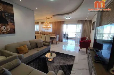 Apartamento com 3 dormitórios, 142 m² - venda por r$ 1.100.000,00 ou aluguel por r$ 6.608,33/mês - centro - peruíbe/sp