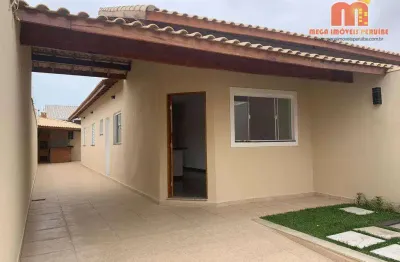 Casa com 2 dormitórios à venda, 70 m² por r$ 335.000,00 - estância flora rica - peruíbe/sp