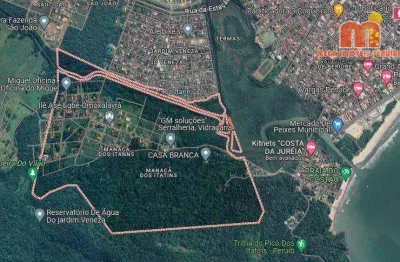 Terreno à venda, 420 m² por r$ 55.000,00 - manacá dos itatins - peruíbe/sp