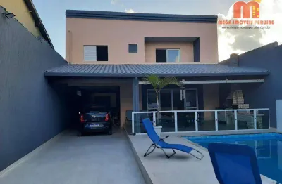 Casa com 5 dormitórios à venda, 340 m² por r$ 870.000,00 - parque jequitiba - itanhaém/sp