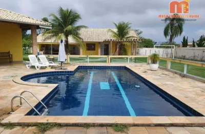 Casa com 6 dormitórios à venda, 650 m² por r$ 2.000.000,00 - bougainvillee v - peruíbe/sp