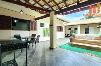 Casa com 4 dormitórios à venda, 199 m² por r$ 650.000,00 - jardim barra de jangada - peruíbe/sp