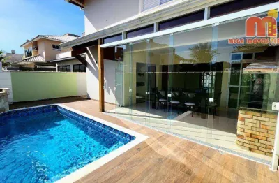 Casa com 4 dormitórios para alugar, 200 m² por r$ 7.000,00/mês - jardim três marias - peruíbe/sp
