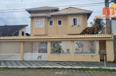 Casa com 4 dormitórios à venda, 135 m² por r$ 750.000,00 - parque turístico - peruíbe/sp