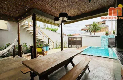 Casa com 2 dormitórios à venda, 140 m² por r$ 705.000,00 - cidade nova peruibe - peruíbe/sp