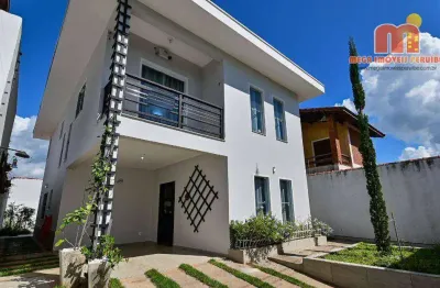 Casa com 5 dormitórios para alugar, 162 m² por r$ 5.000,00/mês - balneario samburá - peruíbe/sp