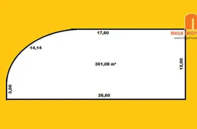 Terreno à venda, 301 m² por r$ 195.000,00 - parque balneário oásis - peruíbe/sp
