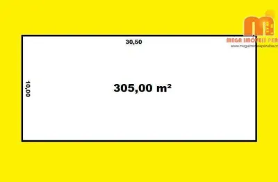 Terreno à venda, 305 m² por R$ 90.000,00 - Vila Erminda - Peruíbe/SP