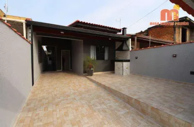 Casa com 3 dormitórios à venda, 131 m² por r$ 390.000,00 - parque d'aville residencial - peruíbe/sp