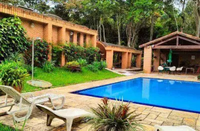 Chácara com 6 dormitórios à venda, 3600 m² por r$ 1.200.000,00 - lagoa - itapecerica da serra/sp