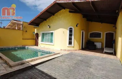 Casa com 4 dormitórios para alugar, 200 m² por r$ 3.500,00/mês - estância são josé - peruíbe/sp