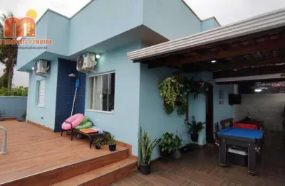 Casa com 3 dormitórios à venda, 91 m² por r$ 520.000 - cidade nova peruibe - peruíbe/sp