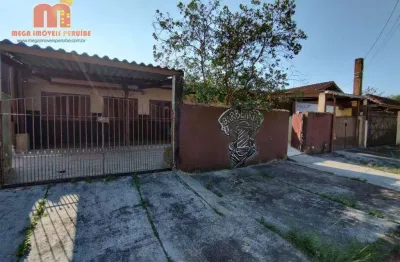 Casa com 3 dormitórios para alugar, 70 m² por r$ 1.500,00/mês - balneário novo horizonte - peruíbe/sp