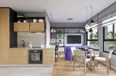 Apartamento 1 dormitório para venda em curitiba, novo mundo, 1 dormitório, 1 banheiro