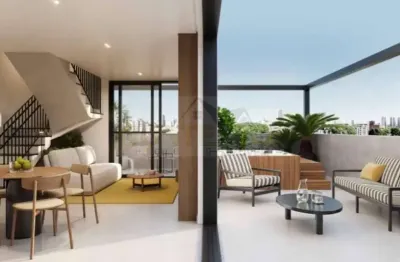 Cobertura duplex para venda em curitiba, alto da rua xv, 2 dormitórios, 2 suítes, 3 banheiros, 2 vagas