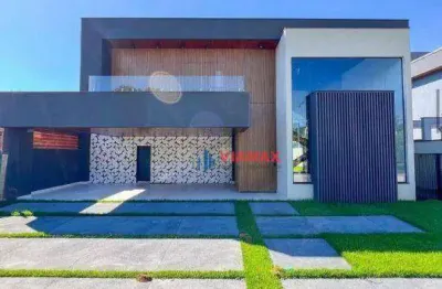 Casa com 4 dormitórios à venda, 460 m² por r$ 4.775.000,00 - condomínio reserva do paratehy - são josé dos campos/sp