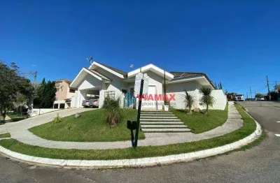 Casa com 4 dormitórios à venda, 236 m² por r$ 1.600.000 - cond. santa helena - guamirim - caçapava/sp