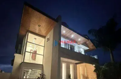 Casa com 7 dormitórios à venda, 760 m² por r$ 4.500.000,00 - urbanova - são josé dos campos/sp
