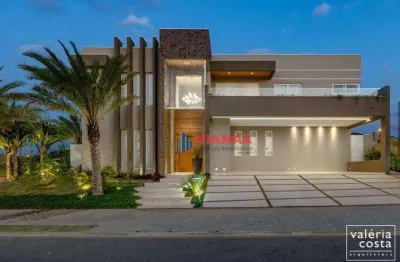 Casa alphaville mobiliada, 550m² e terreno de 706,48 à venda, por r$ 6.797.000,00 - condomínio residencial alphaville ii - são josé dos campos/sp