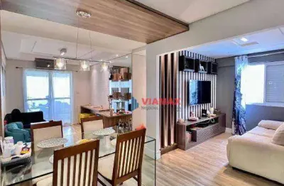 Apartamento com 2 dormitórios à venda, 75 m² por r$ 820.000 - ed. landscape  - jardim aquarius -  são josé dos campos/sp