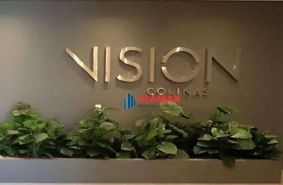 Apartamento NOVO MOBILIADO com 1 dormitório para alugar, 33 m²  - Vision Colinas - Jardim Esplanada - São José dos Campos/SP