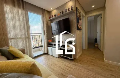 Apartamento mobiliado com 2 dormitórios à venda, 48 m² por r$ 350.000 - vila taquari - são paulo/sp