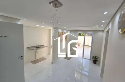 Apartamento garden com 2 dormitórios, 90 m² - venda por r$ 435.000 ou aluguel por r$ 3.232/mês - vila carmosina - são paulo/sp