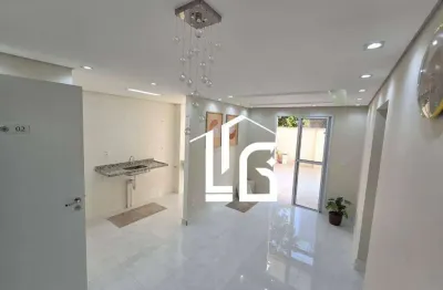 Apartamento garden com 2 dormitórios, 90 m² - venda por r$ 435.000 ou aluguel por r$ 3.232/mês - vila carmosina - são paulo/sp