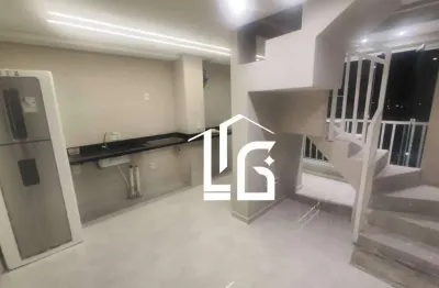 Apartamento cobertura com 1 dormitório à venda, 57 m² por r$ 460.000 - vila santa clara